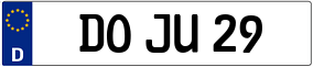 Truck License Plate
